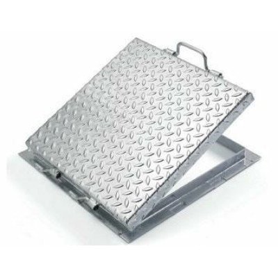 Coperchio cisterna con telaio acciaio zincato sp.30 10 060x060 h