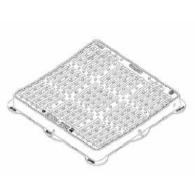 Caditoia griglia ghisa concava telaio e griglia c250 50x50 b08lqwx8hk