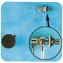 Batteria di scarico tipo diba ca tis: rub. gallegg. ottone 1/2 