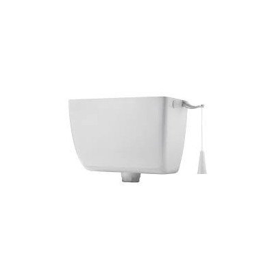 Cassetta wc cabrio senza coperchio, bianca 1046 cr1046