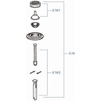 Kit di ricambio unibox 5.74 b07p crx4ls