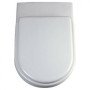 Coprivaso esedra colorato in res ina di poliestere bianco b07whxr