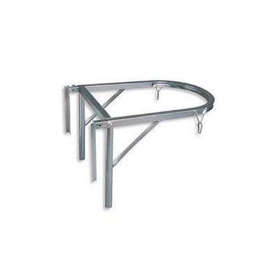 Supporto tramoggia zincato p tub o scarico macerie
