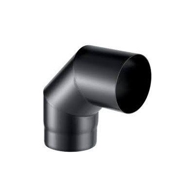 Serie arredo 20 10 nero curva a 90 d.150