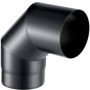 Serie arredo 20 10 nero curva a 90 d.150