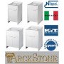 Lavatoio in kit junior per esterni 45x50, a una anta, bianco 9006k