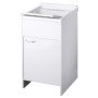 Lavatoio in kit junior per esterni 45x50, a una anta, bianco 9006k