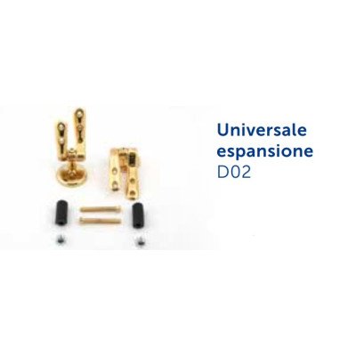 Kit cerniere universale esapnsione polisedil kc000142 dorate bronzate