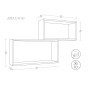 Sanitec 10067 bislungo ciliegio ds