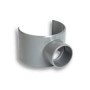 Pvc incollaggio grigio derivazione sella 80-75 a 40