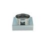 Inox mono parete aisi riduzione da quadra a tonda 40x40 d.300