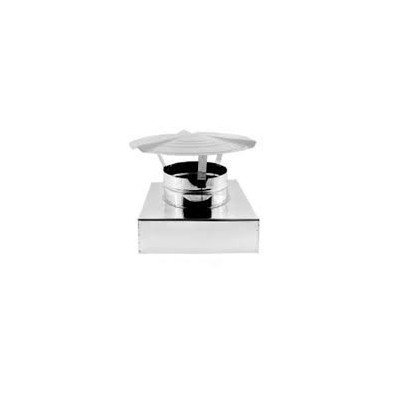Inox mono parete aisi 316 cappel lo cinese base quadra 57x57