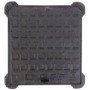 Tombino chiusino telaio con coperchio ghisa 50x50 cm b125 luce 4