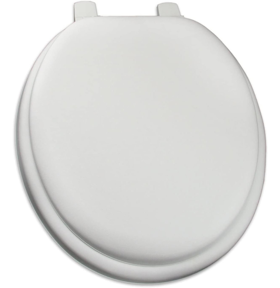 Findingking deluxe soft round se dile wc con cavi, colore: bianco