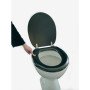 Adob polsi, sedile copri-wc morbido, con cerniere in acciaio ino