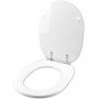 Copriwater per ideal standard linda bianco cerniera cromo-sedile-ass