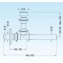 Glu-glu stop d40 con valvola antigorgoglio per lav lira a.1500.0