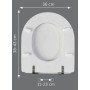 Sedile vienna bianco sapal s490p 280101