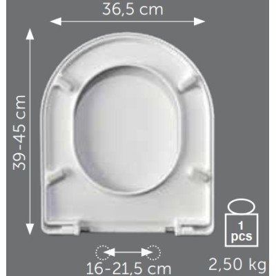 Sedile link avv.termo bianco sapal s010t060101