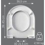 Sedile link avv.termo bianco sapal s010t060101