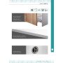 Lavatoio pangea cop.lav.124x60 c esto scorr.-vasca sx, leg.nat cr