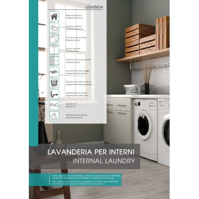 Lavatoio pangea 60x60 con cesto scorrevole, legno natural cr2007