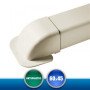 Curva a muro 65x50mm artiplastic 0609cm