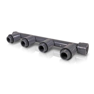 Raccordo pvc distributore rain bird 4 x distributore 1 filettatu