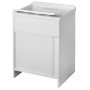 Mobile lavatoio in resina e pvc con struttura a serranda 60x50 cm