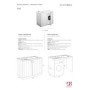 Lavatoio cop.lavatrice combi con vasca reversibile cr5008a