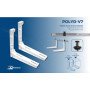 Staffe in polyamide mod.  polyd v7  - tuv sud gs 450x450mm 9794-511-08