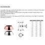 SCOSSALINA D.400 RAME DOPPIA PARETE