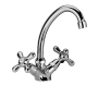 Liberty monoforo lavabo orientab. 1-1/4 cromato paini 17cr250