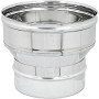 Riduzione e o aumento in acciaio inox per canna fumaria 200m 220f