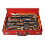 Topex 44e117 kit per bruciatore e a gas con 7 bruciatori tubo 3