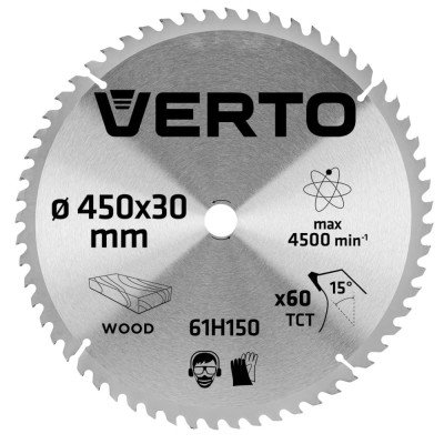 Topex 61h150 lama per sega circo colare carburo di silicio 450 x