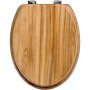 Premier housewares 1604099 sedile wc, 46 x 37 cm, quercia