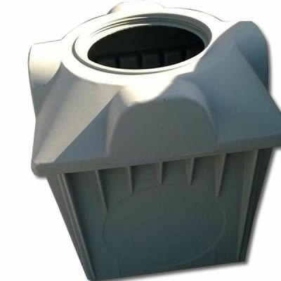 Serbatoio da esterno zetaplast tankone cubo lt.200 grigio b08x9z32j1