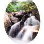 Cornat ksdsc323 wc-sedile acrilico cascata, multicolore