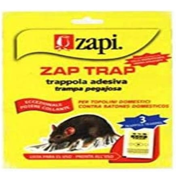 Zap trap trappola topi/insetti 3pz zapi 106530