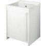 Lavatoio compact 60x50, a serrandina, bianco cr4002