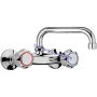 Arno gruppo lavello muro bocca s up. cromato paini 37cr502