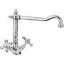 Liberty monof.lavello b barocco cromato paini 17cr570b