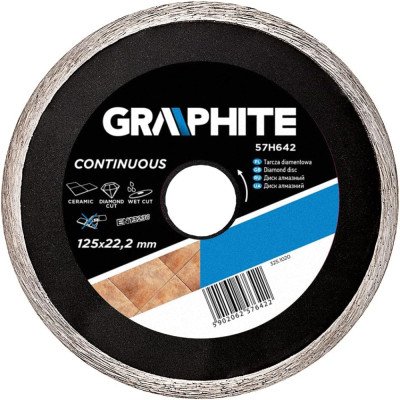 Topex 57h642 disco diamantato, 1 125 22,2 mm, bordo continuo ds