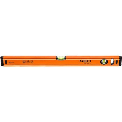 Topex 71-062 livella in allumini nio, 60 cm, 2 bolle ds