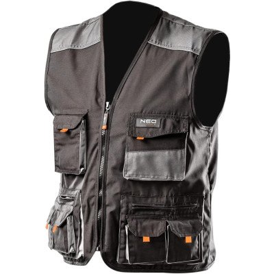 Topex 81-260-s gilet da lavoro, taglia s 48