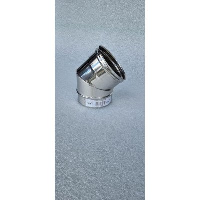 Curve in acciaio 45 gradi inox aisi 304 spessore 0, 5 mm - 80