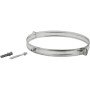 Collare fascetta murale acciaio inox - canne fumarie - 100