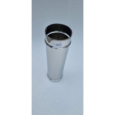Canne fumarie tubi in acciaio inox aisi 304 mt 0, 50 x 0, 5 mm -