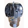 Aspiratore fumi girevole inox base tonda eolico - testa camino -